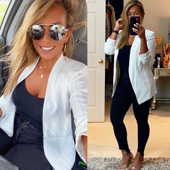 RACHEL ZOE CONTEMPORARY FIT THREE QUARTER BLAZER - Picture 1 of 12